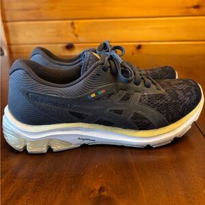 ASICS Womens Black Running Shoes